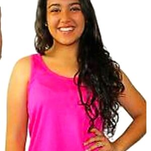 Sofra Women's Loose Fit Tank Top Relaxed Flowy